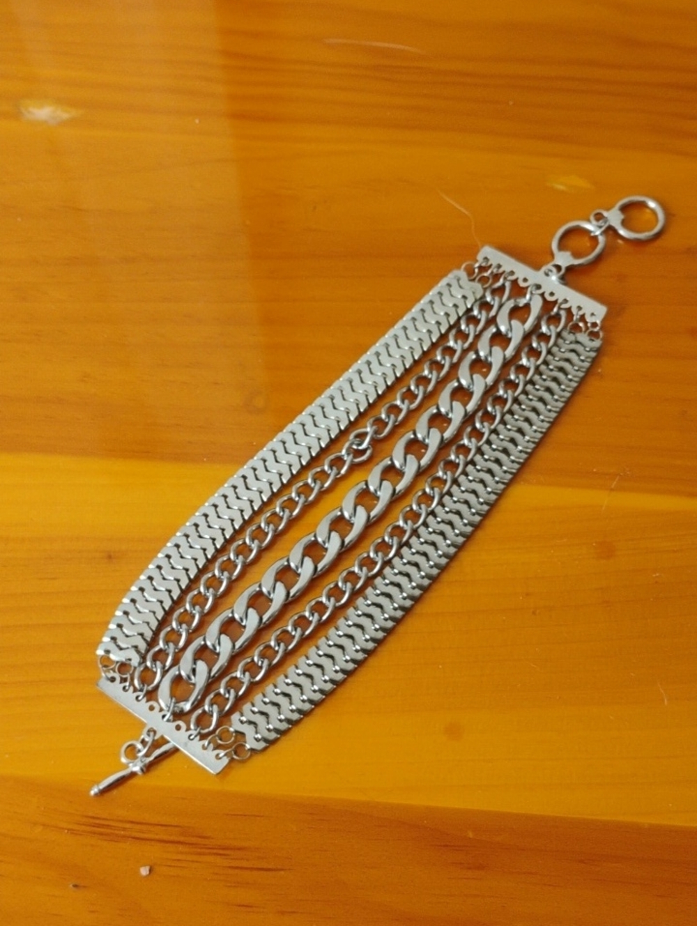 Silver Multi-Chain Women’s Bracelet
